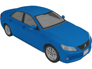 Toyota Mark X 3D Model preview