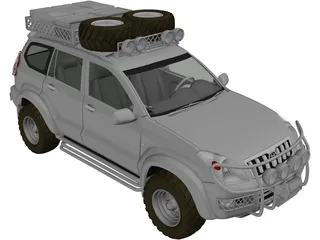 Toyota Land Cruiser 3D Model preview