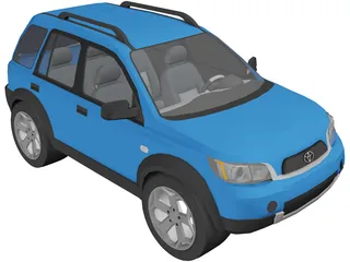 Toyota Rush 3D Model preview