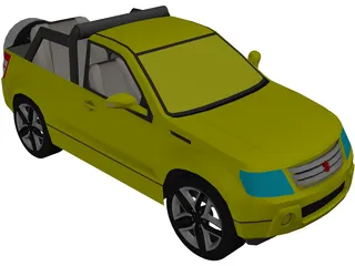 Suzuki Grand Vitara Convertible 3D Model preview