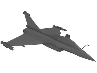Dassault Rafale 3D Model preview