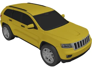 Jeep Grand Cherokee (2012) 3D Model preview
