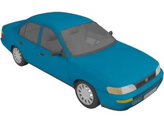 Toyota Corolla 1.6 XE.I. 3D Model preview
