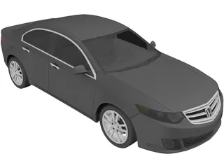 Honda Accord Sedan (2009) 3D Model preview