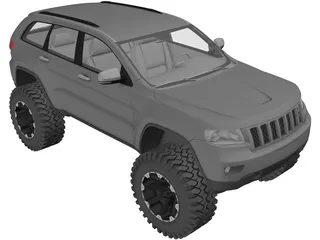 Jeep Grand Cherokee Off-Road Edition (2012) 3D Model preview