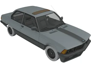 BMW 3-Series [E21] (1975) 3D Model preview