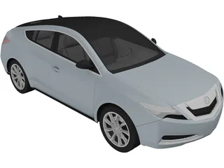 Acura ZDX (2010) 3D Model preview
