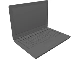 Dell Notebook 3D Model preview