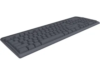 HP Keyboard 3D Model preview