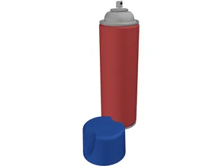 Paint Can 3D Model preview