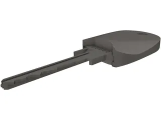 Bike Key 3D Model preview