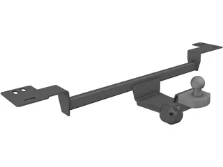 Towing Accessory for Hyundai Tucson 3D Model preview