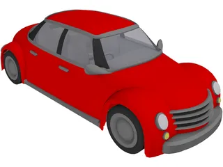 Sedan Concept 3D Model preview