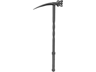 Spiked Hammer 3D Model preview