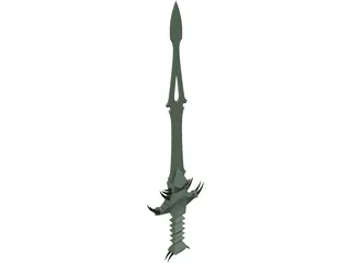 Sword Of The Green Land 3D Model preview