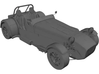 Caterham R500 3D Model preview