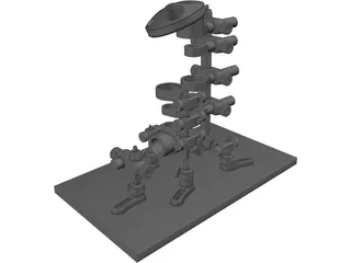 Miniature Confocal System 3D Model preview