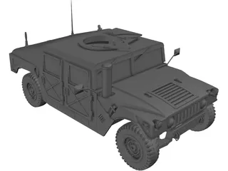 Hummer HMMWV 3D Model preview