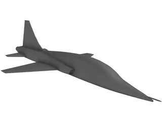 Northrop T-38 Talon 3D Model preview