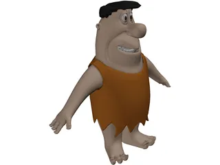 Fred Flintstone 3D Model preview