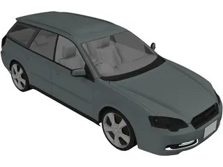 Subaru Outback 3D Model preview