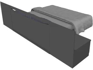 Bed 3D Model preview