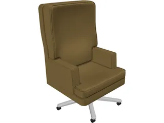 Chair Executive 3D Model preview