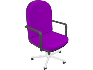 Chair Office 3D Model preview