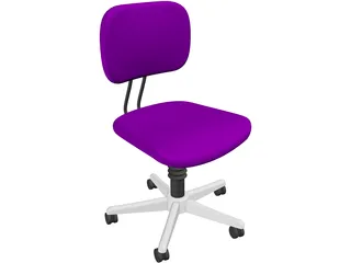 Chair Task 3D Model preview
