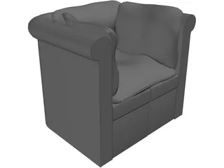 Chair Traditional 3D Model preview