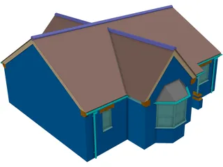 Bungalow 3D Model preview