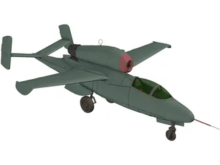 Heinkel He 162 A-2 Salamander 3D Model preview