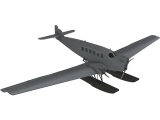 Junkers Ju G 24 3D Model preview