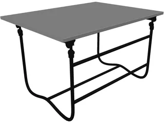 Table Drafting 3D Model preview