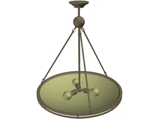 Lamp Hanging 3D Model preview