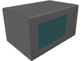 Microwave 3D Model preview