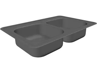 Kitchen Sink 3D Model preview