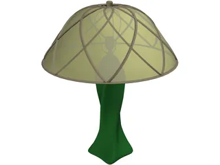 Lamp Table 3D Model preview