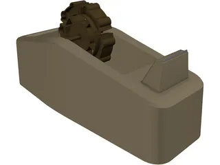 Tape Dispenser 3D Model preview