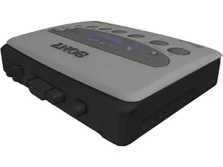 Sony Walkman 3D Model preview