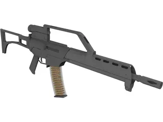 H&K G36K 3D Model preview