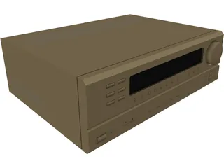 Denon Amplifier 3D Model preview