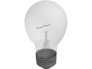 Light Bulb 3D Model preview