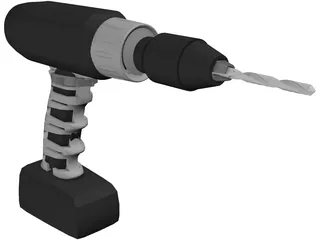 Drill Cordless 3D Model preview