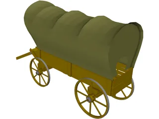 Wagon 3D Model preview