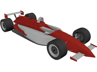 Indy Car 3D Model preview