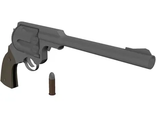 Revolver 3D Model preview