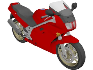 Honda VFR750RC36 3D Model preview