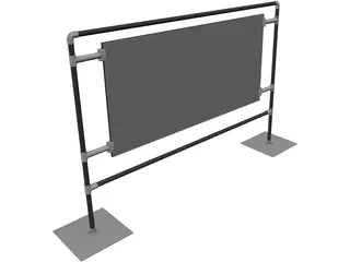 Graphics Display Panel 3D Model preview