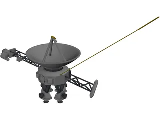Voyager Space Craft 3D Model preview
